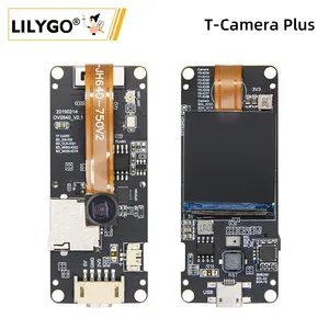TTGO T-Camera Plus ESP32 CAM Placa de desarrollo 8MB SPRAM Módulo de cámara OV2640 Pantalla OLED de 1,3 pulgadas Cámara trasera delantera - Product Image 2