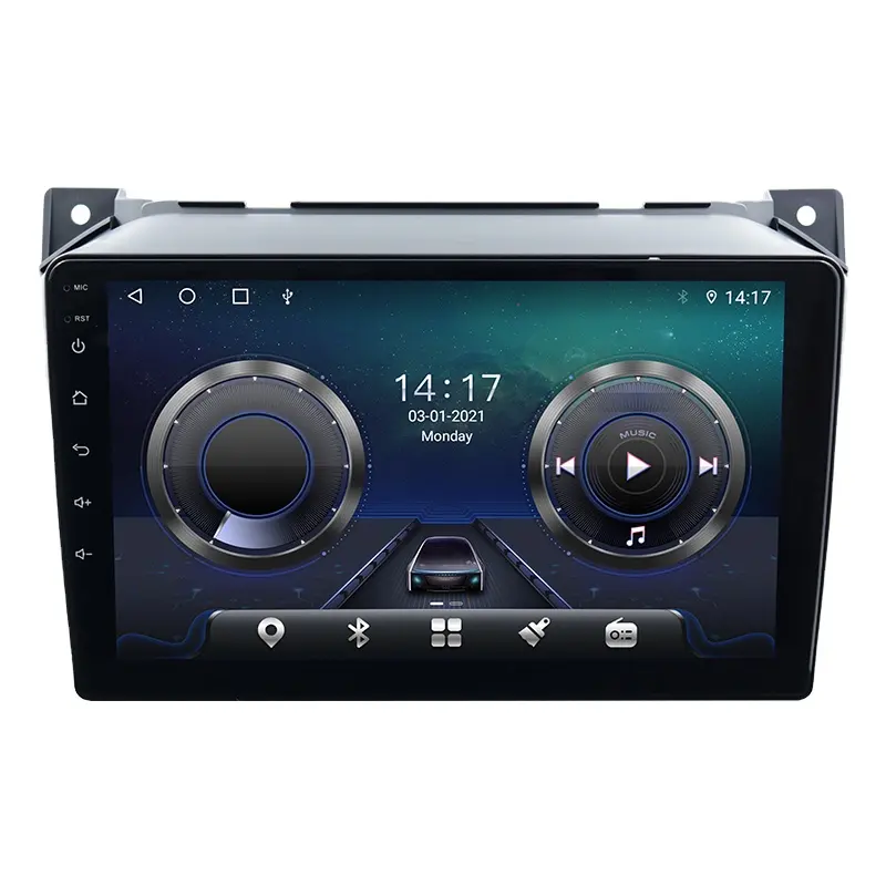 IPS Layar Android 10.0 Mobil Radio Stereo untuk Suzuki Alto 2009-2016 Mobil DVD Player GPS Navigasi Mobil Aksesori Dukungan 4G LTE