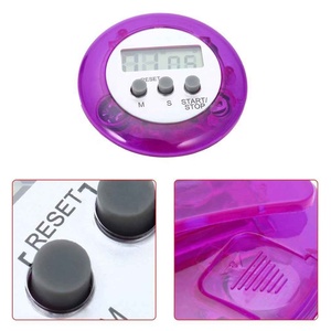 Carino Mini Contatore Digitale Cucina di Casa Rotondo A CRISTALLI LIQUIDI Display Digitale Conto Alla Rovescia Cooking Timer Count Down Up Alarm - Product Image 3