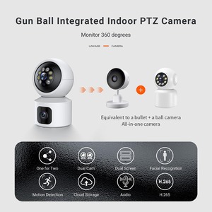 新款PTZ Wifi IP PTZ摄像机室内全高清4MP高清双镜头成像传感器双摄像机 - Product Image 3