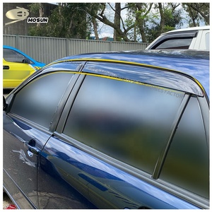 TOYOTA COROLLA RUNX ALLEX2000-2007用インジェクションPMMAウィンドウバイザーベントバイザーウェザーシールドデフレクターウインドブレーカーレインガード - Product Image 4