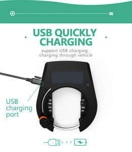 <strong>Scan</strong> QR <strong>Code</strong> <strong>APP</strong> to Automatically Unlock Waterproof IP66 Ble Bluetooths Anti Theft Smart Sharing Bicycle Lock - Product Image 3