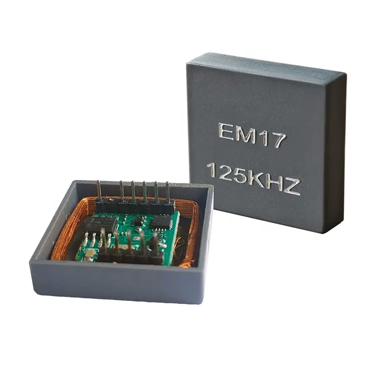 125KHz RFID a buon mercato prossimità di piccole dimensioni EM modulo lettore di schede EM-17 WG26 WG32 interfaccia UART 5VDC Bulid-in antenna