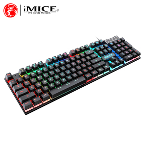 iMICE AK-600 คีย์บอร์ดเกมกึ่งเครื่องกลเมมเบรนพร้อม Mix Led และ 104 คีย์ - Product Image 6