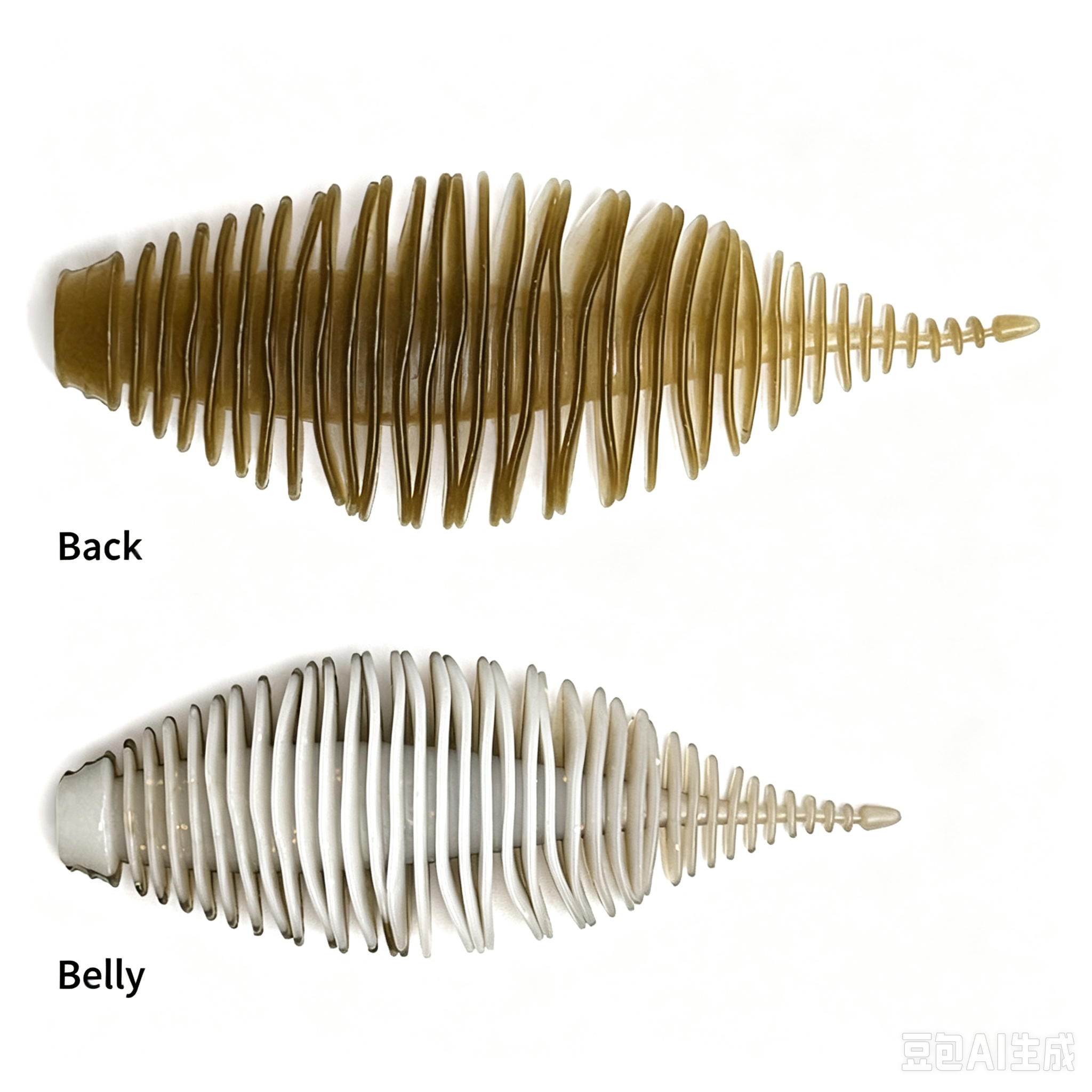 1# Brown Back & White Belly