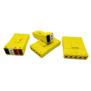 Bloque de terminales de conectores de iluminación LED tipo Push-in de tres en seis salidas para bloque de terminales de cableado rápido 826W-3 - Product Image 4