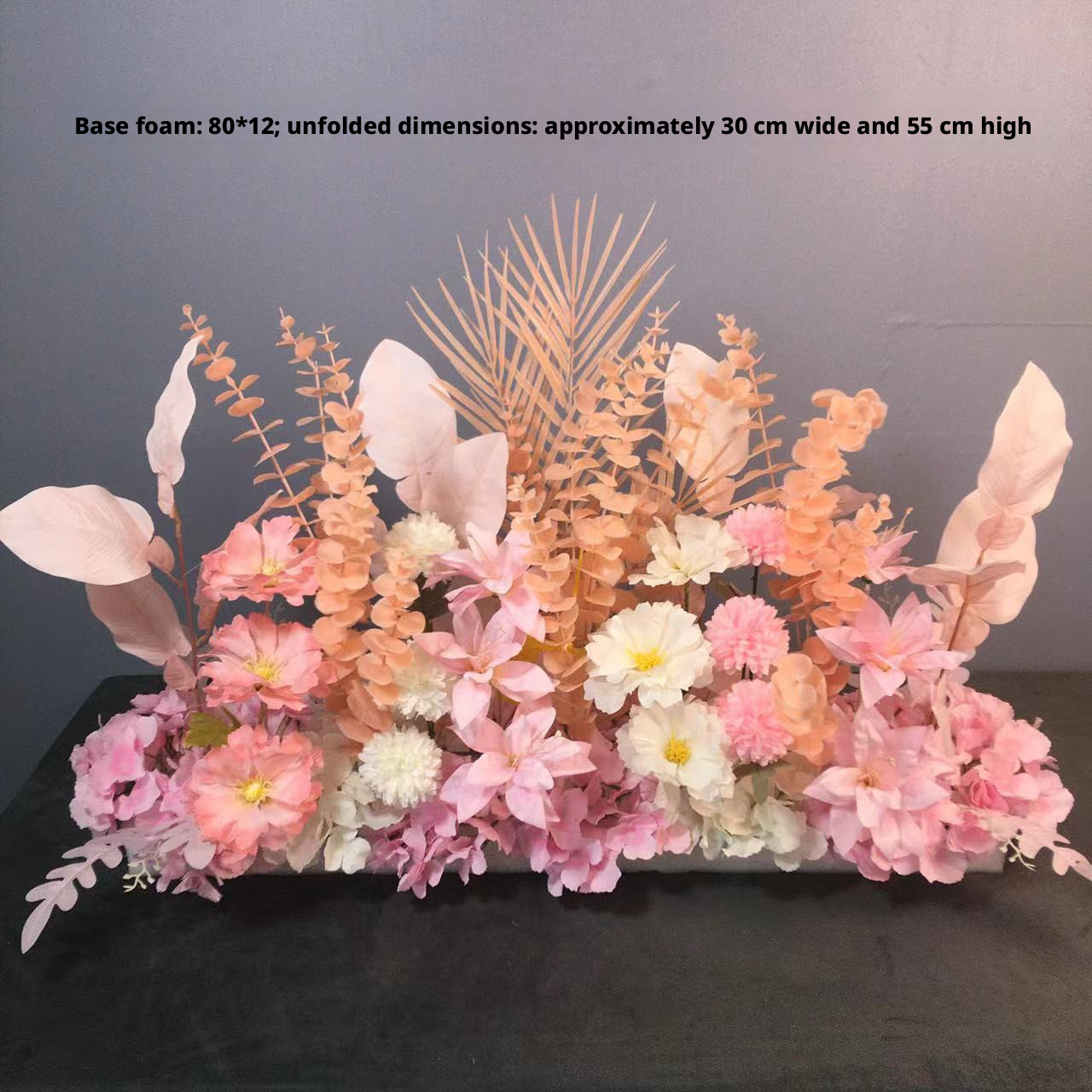 11# Scattered payment pink flower row