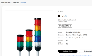 ไฟแสดงสถานะ LED อเนกประสงค์แบบโมดูลาร์ Qt70L-Bz-3-Dc24V Qlightec อุปกรณ์สัญญาณหลายชั้นสำหรับฟังก์ชั่นต่างๆ - Product Image 6