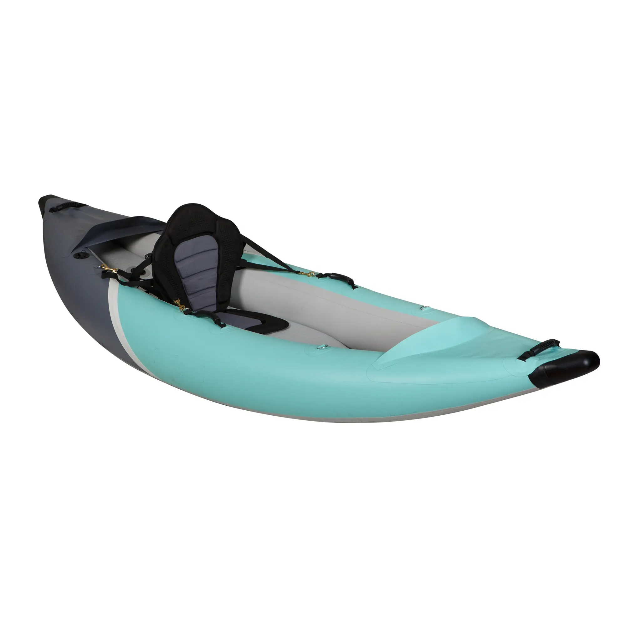 Kayak plegable de punto de gota de canoa inflable para una persona para pescar