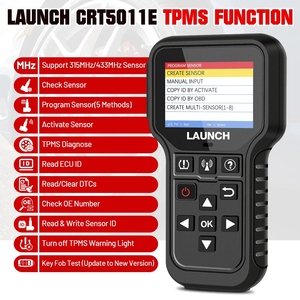 LAUNCH CRT 5011E TPMS-Sensoren Lernen Lesen OBD2-Scanner-Programmierdiagnose-Tool