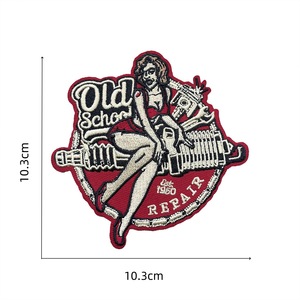 أمريكا خمر النسر رئيس مطرزة التصحيح الهندي الحديد على القماش نادي دراجة نارية شارة الرياضة البلاستيكية - Product Image 6