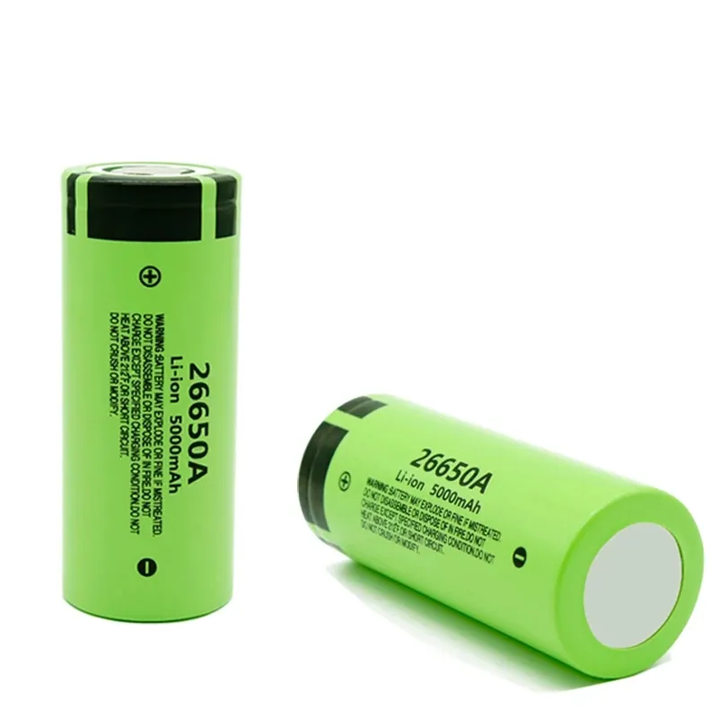 Batteria 3.7V 26650 batteria ricaricabile agli ioni di litio da 5000mAh per batteria agli ioni di litio con torcia a LED 26650A