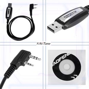 Cavo di programmazione USB per Baofeng UV-5R UV-82 BF-888S facile connessione PC Driver CD incluso cavo di programma porta K - Product Image 6