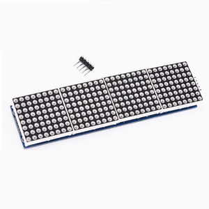 MAX7219 modulo a matrice di punti microcontrollore 4 In un Display con linea 5P LED rosso/blu/verde display vendita calda