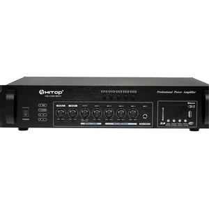 180W for <strong>Bluetooth</strong> Power Amplifier 5-Channel <strong>Audio</strong> Source USB SD AUX <strong>Inputs</strong> Metal Shell Public Sound System Wireless Connection - Product Image 1