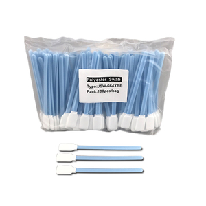 Tek kullanımlık steril Solvent dikdörtgen temizlik çubukla endüstriyel Polyester swablar yazıcılar için - Product Image 4