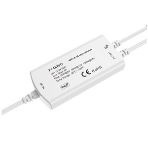 5-24VDC ตัวควบคุมไร้สาย IR LED ขนาดเล็ก + รีโมทคอนโทรลชุดหรี่ปุ่ม3ปุ่มสำหรับ F1-D แถบไฟ LED 5เมตร (WT)+ RC1สำหรับแถบสีเดียว - Product Image 4