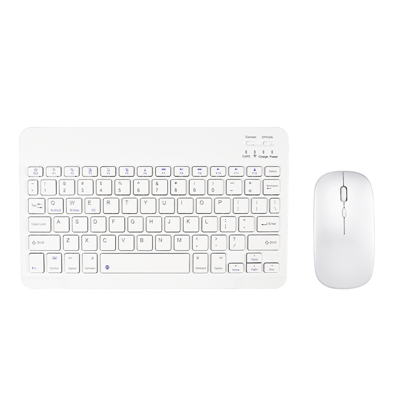 Clavier + Souris Rechargeable Blanc
