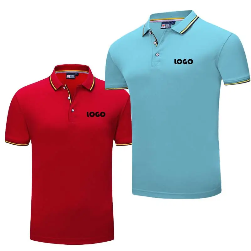 ขายส่งที่กำหนดเอง Mens T Shirts เสื้อโปโลเสื้อออกแบบ Mens Golf เสื้อโปโล