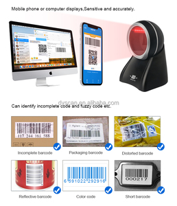 Supermarkt Voll automatischer 2D Omni direktion aler Desktop-Infrarot-Barcode-Scanner Kabel gebundene Schnitts telle Licht Arduino Scan Reader - Product Image 5