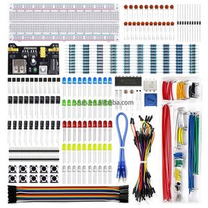 200 Stück Elektronik komponente Grundlegende Starter-Kits Widerstands-Summer-Kondensator-LEDs mit Kunststoff-Aufbewahrung sbox Geek creit für Arduinos - Product Image 2