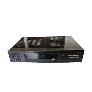 กล่องรับสัญญาณทีวีดาวเทียม,ชุดกล่องรับสัญญาณดาวเทียม T2 + S2 Dvb S2 Dvb T2 H.264 Dvb-t2 Fta Dvb-s2 - Product Image 1