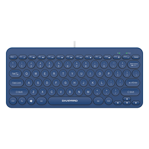 El nuevo teclado redondo Keycap portátil Teclado con cable de escritorio Teclado de oficina con cable - Product Image 4