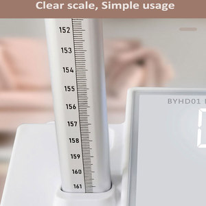 Günstige Großhandel LED-Anzeige China 200kg Arzt Adult Medical Waage mit Höhe Rod Weight Machine - Product Image 2