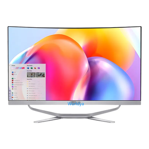 Computadoras todo en uno de nuevo diseño 24 pulgadas I3 I5 I7 Pc de oficina Sistema todo en uno Win 10/11 para la escuela, el hogar y los negocios