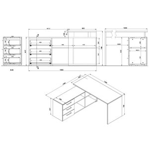 Mesa de escritorio personalizada de alto costo-rendimiento, mesa de estudio, losa de madera, mesa de juegos de computadora para computadora - Product Image 4