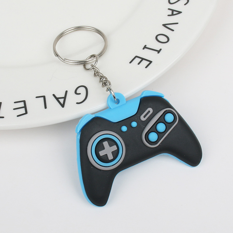 Black Game Controller Keychain