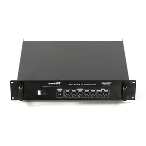 Ventas de fábrica 350W Sistema de intercomunicación de transmisión IP Sistema de megafonía Amplificador de terminal de audio - Product Image 3