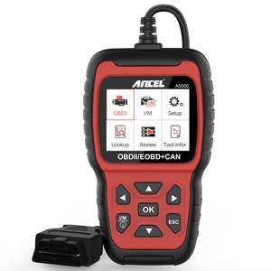 Ferramentas de diagnóstico automotivo ancel as500, <span class=keywords><strong>scanner</strong></span> automotivo obd2, leitor de código, luz, motor, ferramentas de diagnóstico