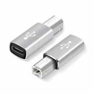 Adaptador USB tipo C hembra a USB B macho, escáner portátil para impresora de nueva condición, convertidor MIDI, salida de corriente directa - Product Image 2