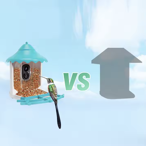 Alimentador de pájaros inteligente mejorado con IA, cámara WiFi, grabación de vídeo automática, identificación de especies, Sensor CMOS, datos de tarjeta de memoria en la nube - Product Image 1