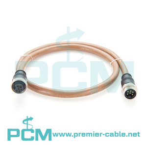 CC-Link 7/8 ''6 pines macho a hembra Cable de extensión blindado para automatización Red industrial Servo Robot Control Sistema de tráfico - Product Image 3