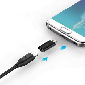 OEM USB2.0マイクロBオス-タイプCメスミニアダプターホットセール充電およびラップトップDCおよびAC出力用のOTGのデータ転送 - Product Image 3