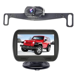 Monitor de 4,3 pulgadas para pantalla Lcd de coche, cámara de marcha atrás de coche, cámara de ayuda de marcha atrás, sistema de cámara de visión trasera para camión - Product Image 1