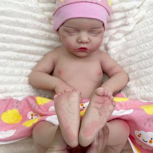 Siêu mềm nguyên Mẫu 17 ''sơn mềm đầy đủ Silicone tái sinh bé búp bê trẻ sơ sinh cô gái Toddler cho bé Đồ chơi tái sinh thu gom - Product Image 5