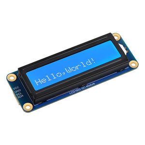 Sıcak satış LCD1602 I2C modülü 16x2 karakter LCD ahududu Pi için/Pico/STM 3.3V/5V mavi arka plan ile uyumlu beyaz renk