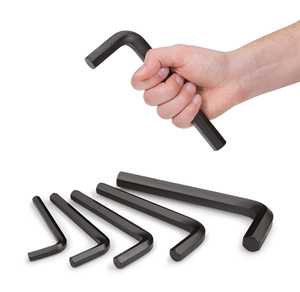炭素鋼L字型六角セットレンチ黒六角レンチバルクアレンキー4 Mmキーアレン5 Mm六角アレンキー - Product Image 3