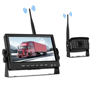 Monitor de cámara de visión trasera para camión, transmisor inalámbrico de respaldo de 2,4 ghz, sistema de cámara para autobús, semirremolque, 7, 9 y 10 pulgadas - Product Image 1
