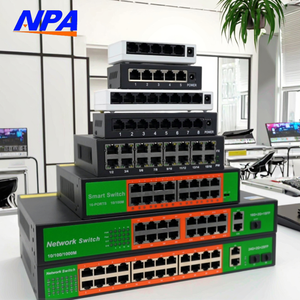 8 Port 10/100Mbps Ethernet Network Switch Switch für CCTV Monitor IP-Netzwerk mit Kunststoff gehäuse - Product Image 4