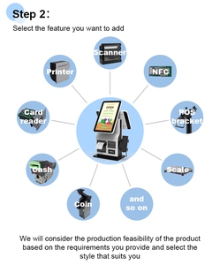 15inch Dual Screen <strong>Pos</strong> <strong>Machine</strong> QR Reader <strong>Pos</strong> <strong>Machine</strong> <strong>System</strong> NFC All in One <strong>Pos</strong> <strong>System</strong> with Printer