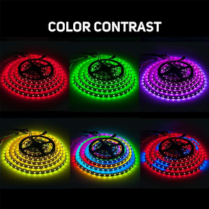 WS2812B Addressable RGBIC Full Color <strong>LED</strong> Strip <strong>5M</strong> Magic Light Strip with 144 <strong>LEDs</strong>/M 5V SMD <strong>5050</strong> IP67/68 for Outdoor Use - Product Image 6