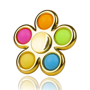 Mạ điện đầy màu sắc ngón tay <span class=keywords><strong>Spinner</strong></span> bong bóng ngón tay <span class=keywords><strong>Fidget</strong></span> Đồ chơi - Product Image 4