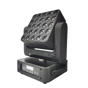 2023プロフェッショナルステージライト25pcs * 10W 5*5 RGBW 4in1 5x5マトリックスムービングLEDムービングヘッドマトリックスステージバーのライトdj - Product Image 4