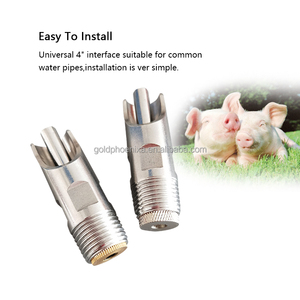 YYC农场设备不锈钢组件仔猪自动奶嘴饮水器 - Product Image 5