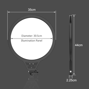 LUXCEO R10C yuvarlak RGB ışık 12 inç halka LED Video yuvarlak Panel lambası fotoğraf vlivelivestreaming için - Product Image 6