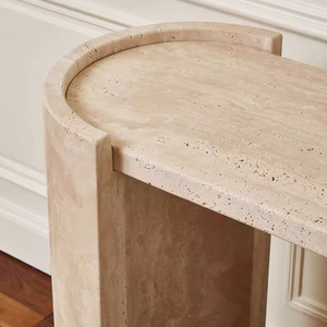 Hiện đại ánh sáng màu be travertine giao diện điều khiển bảng đá tự nhiên lối vào bảng cho nhà cho phòng khách - Product Image 2